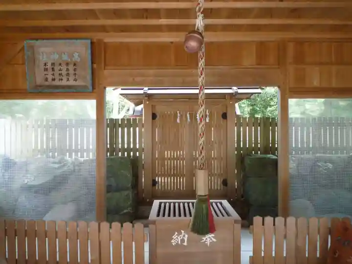 高城神社の本殿・本堂