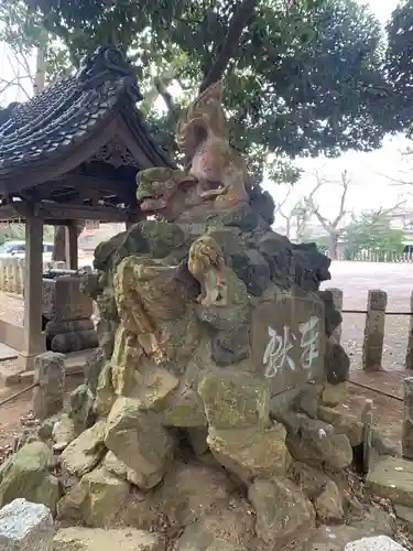 雀神社の狛犬