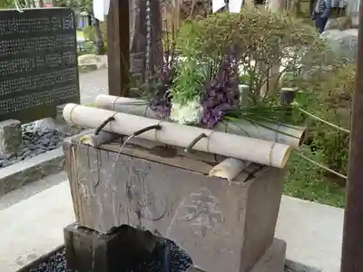 貫井神社の手水舎