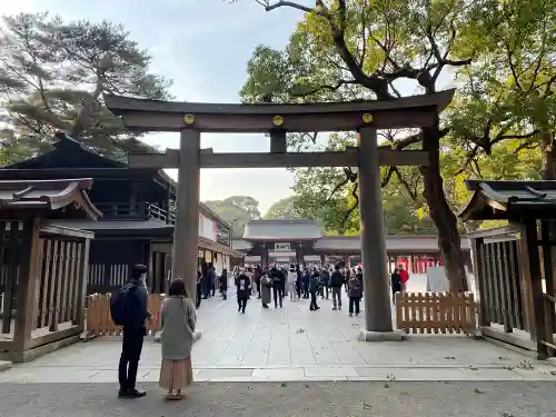 明治神宮の鳥居