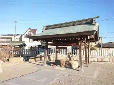 三河一色諏訪神社の手水舎