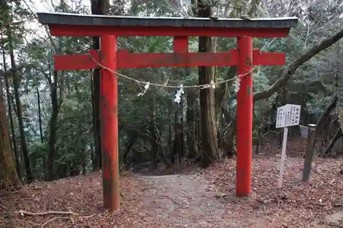 砥鹿神社（奥宮）の鳥居