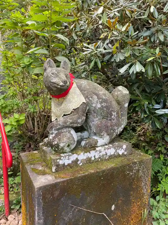 石穴稲荷神社の狛犬