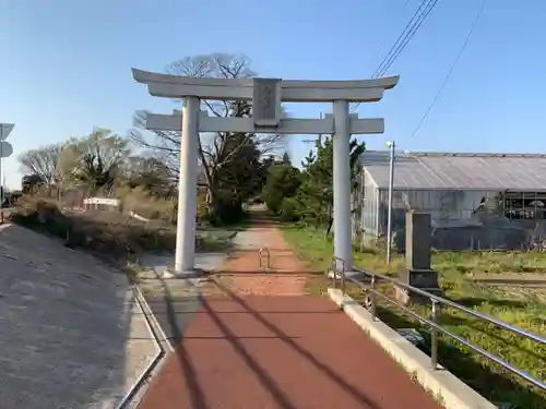 島穴神社の鳥居