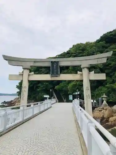 八百富神社の鳥居