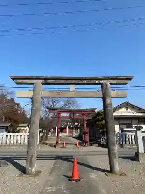 古尾谷八幡神社の鳥居