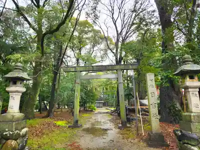 漆部神社の末社・摂社