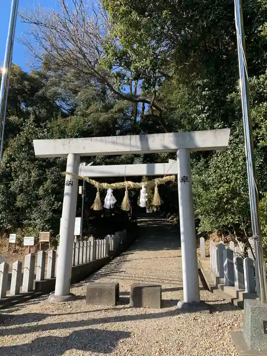 桶狭間神明社の鳥居