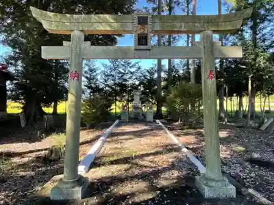 温泉神社の鳥居