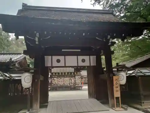 河合神社（鴨川合坐小社宅神社）の山門・神門