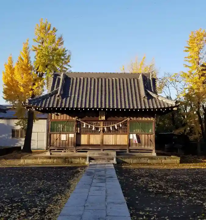 大瀬氷川神社の本殿・本堂