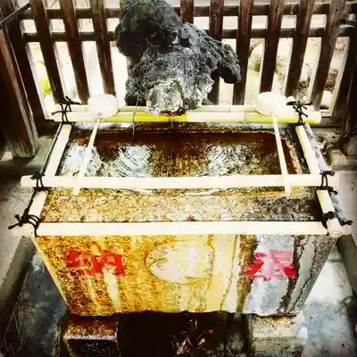 諏訪神社の手水舎