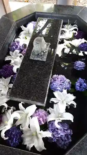 新琴似神社の手水舎