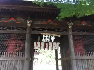岩殿山安楽寺(吉見観音)の山門・神門