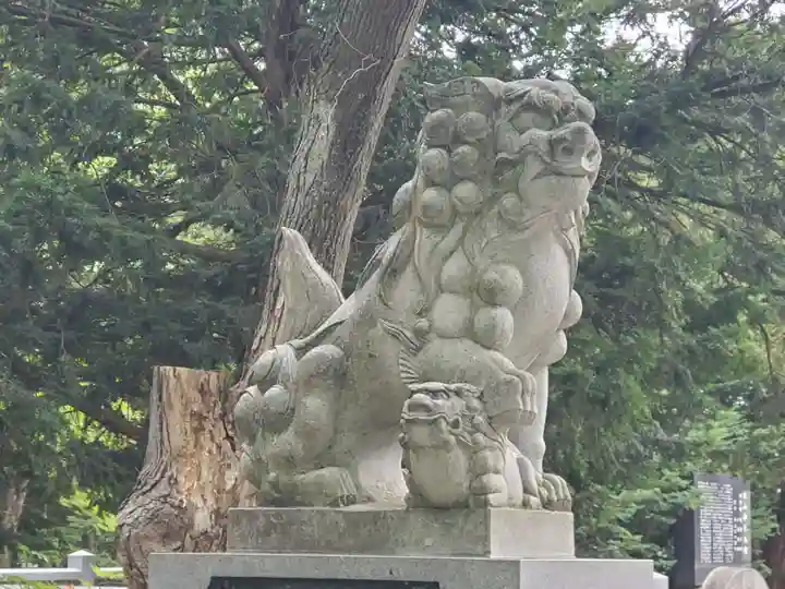 永山神社の狛犬