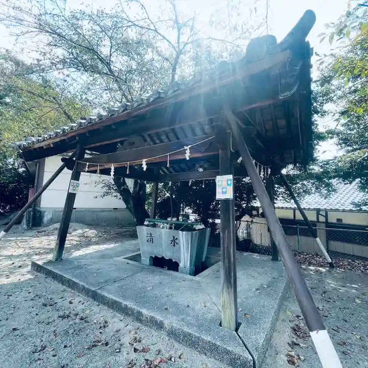 加佐美神社の手水舎