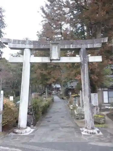 宇奈岐日女神社の鳥居