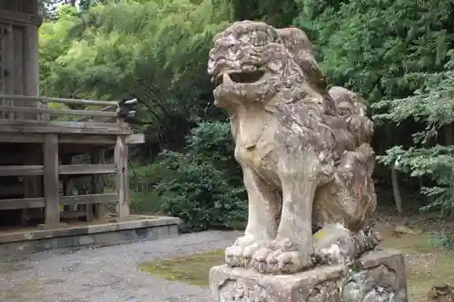 鳥海山大物忌神社蕨岡口ノ宮の狛犬