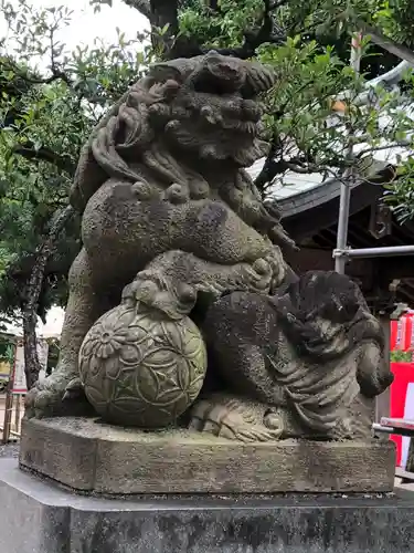 鳩森八幡神社の狛犬