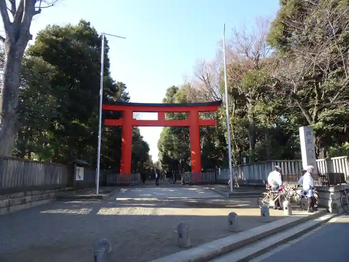 井草八幡宮の鳥居