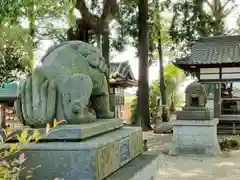 三島八幡神社の狛犬