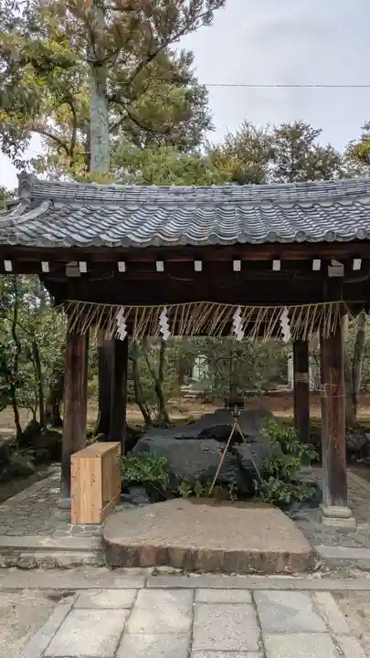 敷地神社(わら天神宮)の手水舎