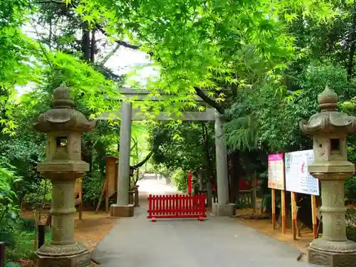 岩槻久伊豆神社の鳥居