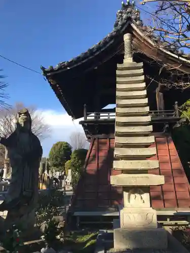 泉沢寺の塔