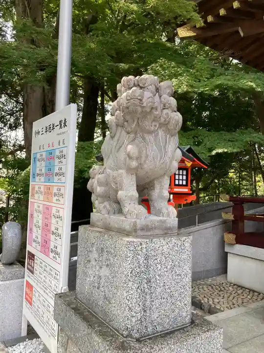 鈴鹿明神社の狛犬
