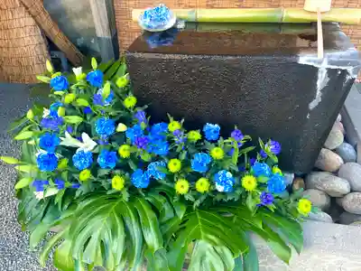 上尾御嶽神社の手水舎