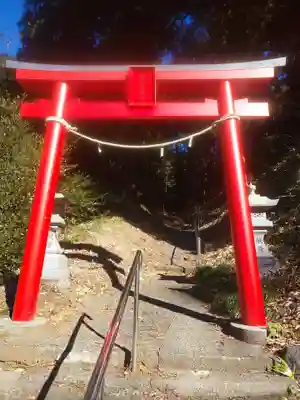 村山浅間神社の鳥居