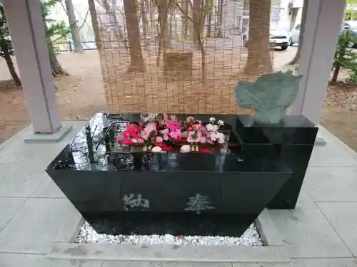 大谷地神社の手水舎