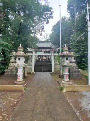 伊与久雷電神社の鳥居