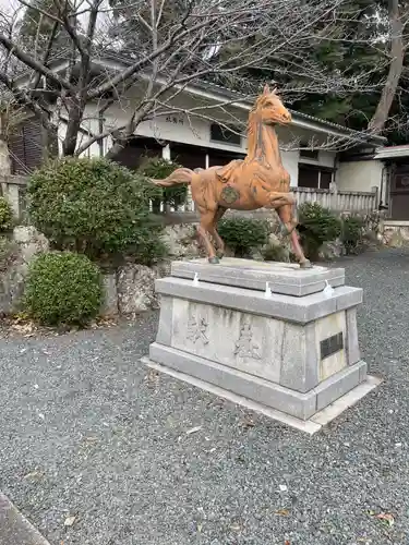 大岩神明宮の狛犬