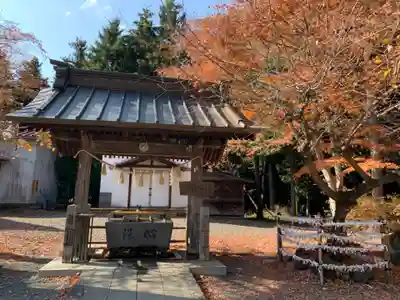 冨士御室浅間神社の手水舎