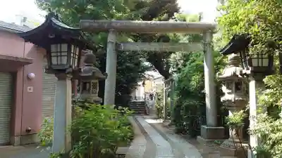 池尻稲荷神社の鳥居