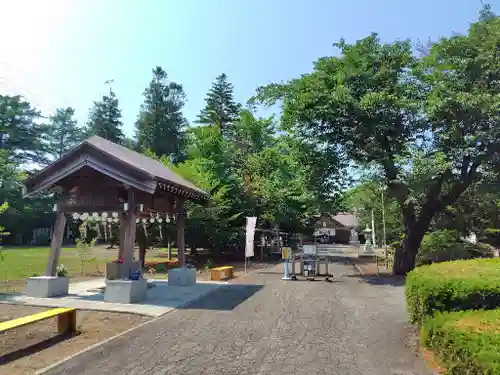 鹿追神社の手水舎