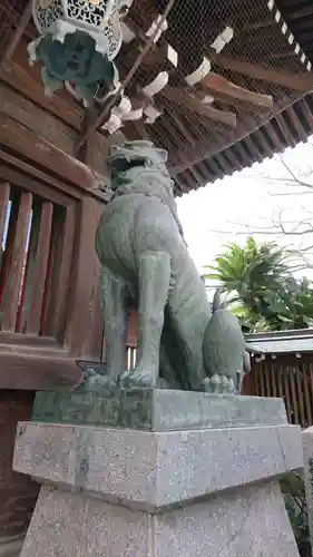 櫛田神社の狛犬