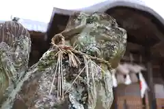 原鹿神社の狛犬