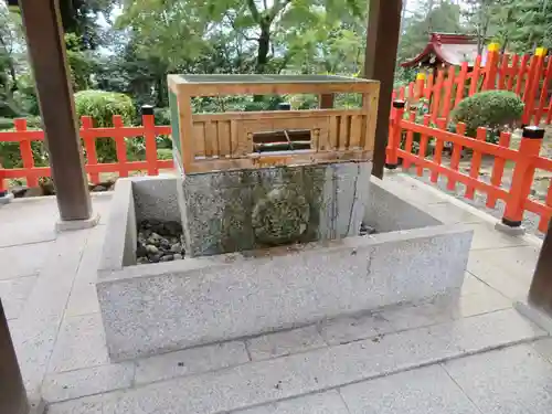 建勲神社の手水舎
