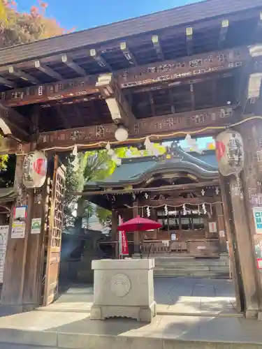 下谷神社の山門・神門
