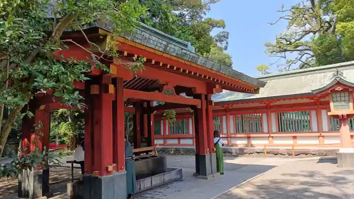 武蔵一宮氷川神社の手水舎