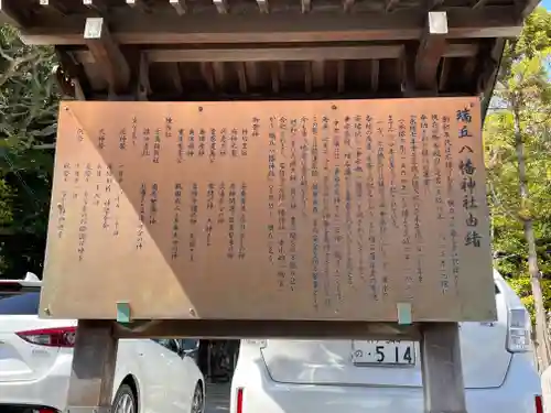 瑞丘八幡神社の歴史