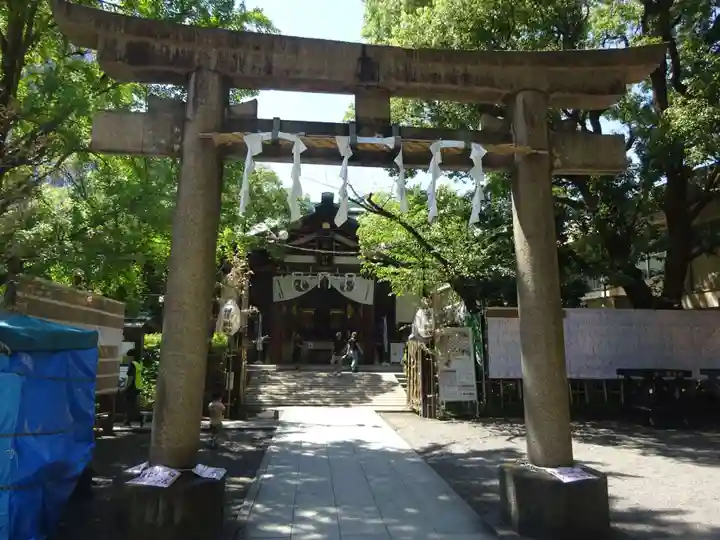 稲毛神社の鳥居