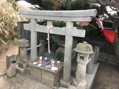 楫の三郎山神社の鳥居