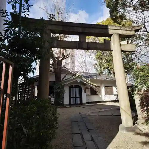 安居神社の鳥居