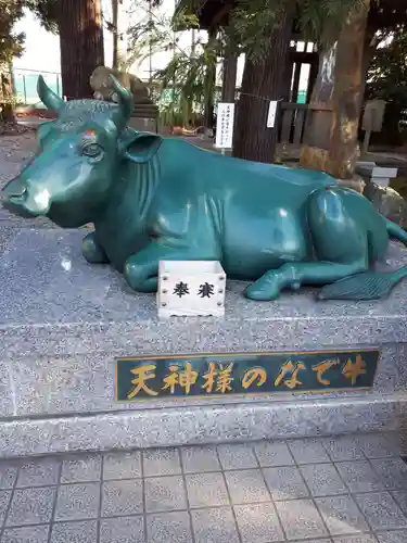 朝日森天満宮の狛犬