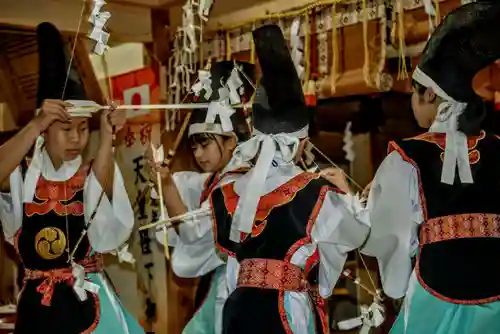 尻岸内八幡神社の神楽