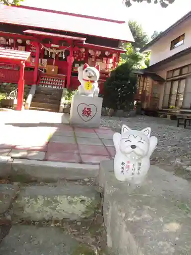 鹿角八坂神社の狛犬