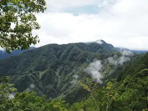 三峯神社奥宮の景色